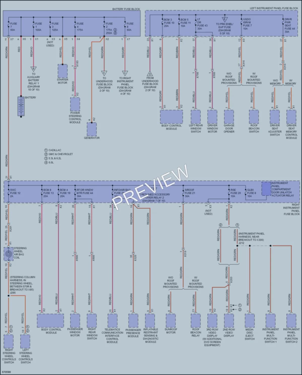 2019 Chevrolet Suburban Power Distribution wiring diagram preview