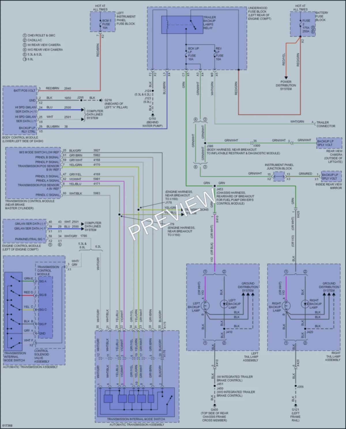 2019 Chevrolet Tahoe Exterior Lights wiring diagram preview
