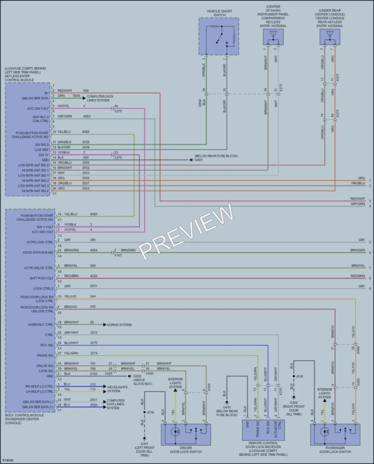 2019 Chevrolet Volt Anti Theft wiring diagram preview