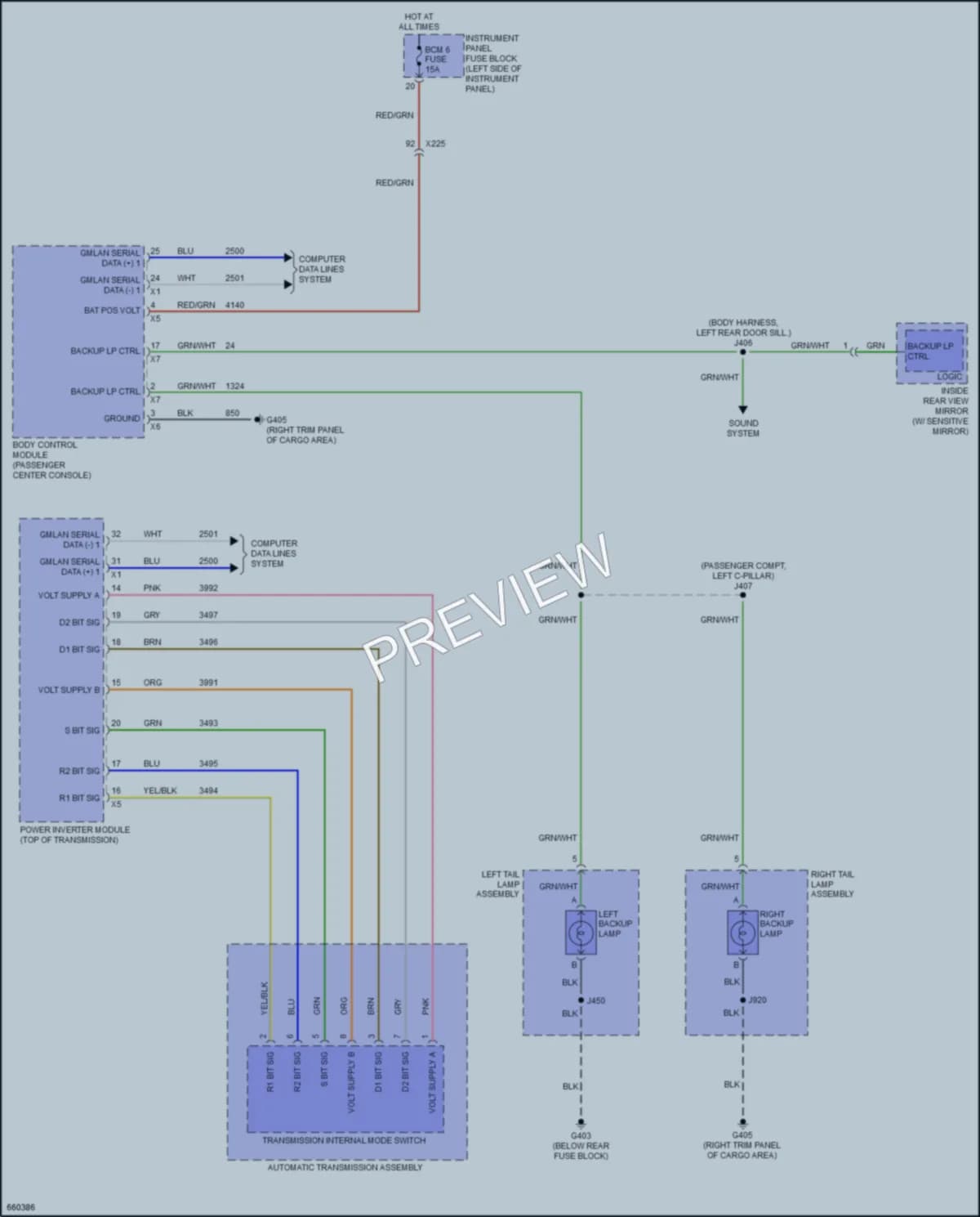 2019 Chevrolet Volt Exterior Lights wiring diagram preview