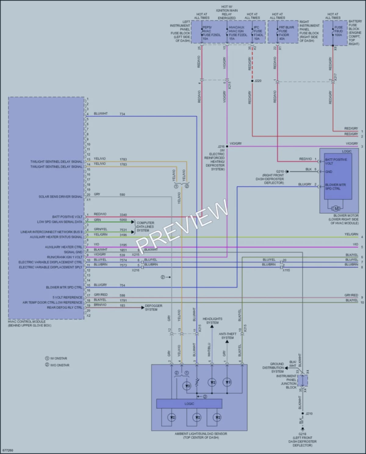 2019 GMC 1500SierraLimited Air Conditioning wiring diagram preview