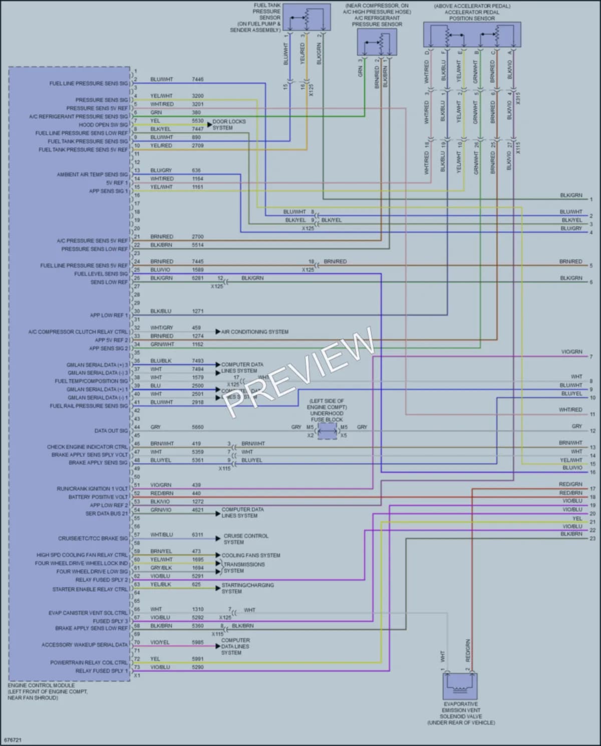 2019 GMC 1500SierraLimited Engine Performance wiring diagram preview