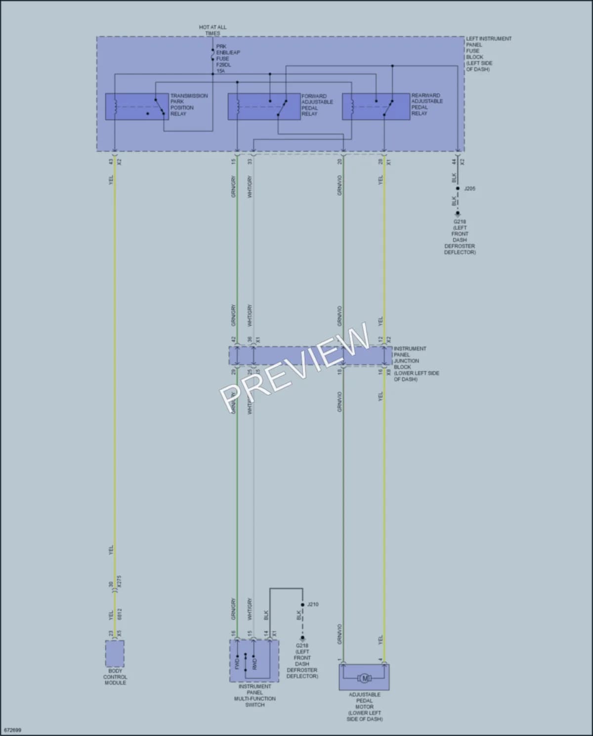 2019 GMC 3500HDSierraDenali Power Seats wiring diagram preview