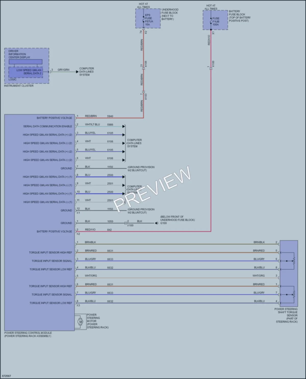2019 GMC CanyonDenali Electronic Power Steering wiring diagram preview
