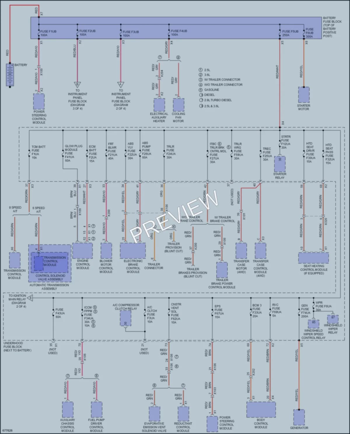 2019 GMC CanyonDenali Power Distribution wiring diagram preview