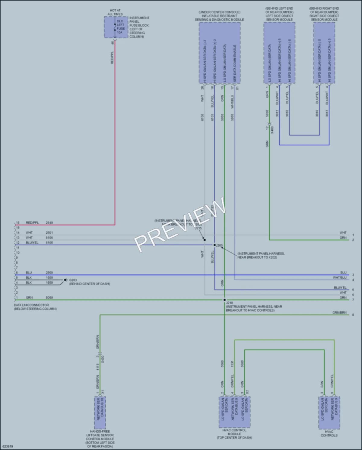 2019 GMC TerrainDenali Computer Data Lines wiring diagram preview