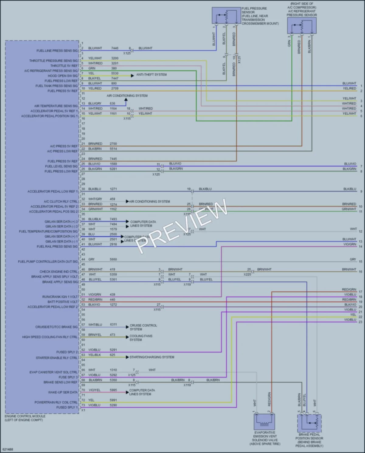 2019 GMC YukonXLDenali Engine Performance wiring diagram preview