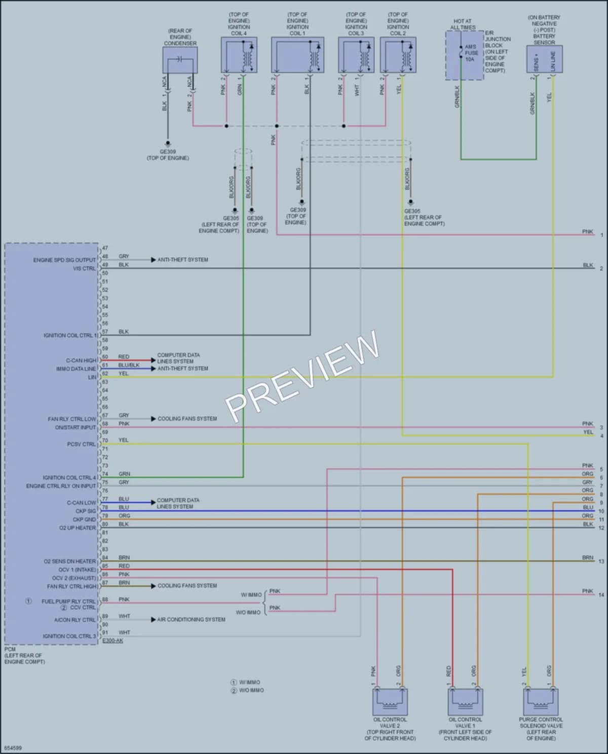 2019 Kia Rio5 Engine Performance wiring diagram preview