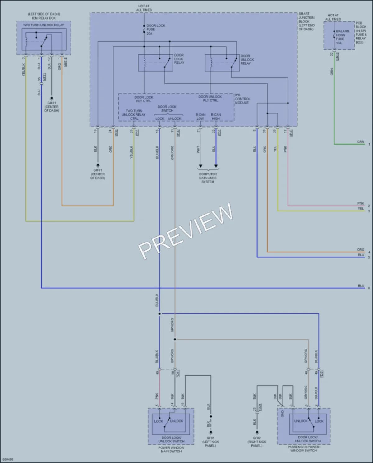 2019 Kia Sportage Anti Theft wiring diagram preview