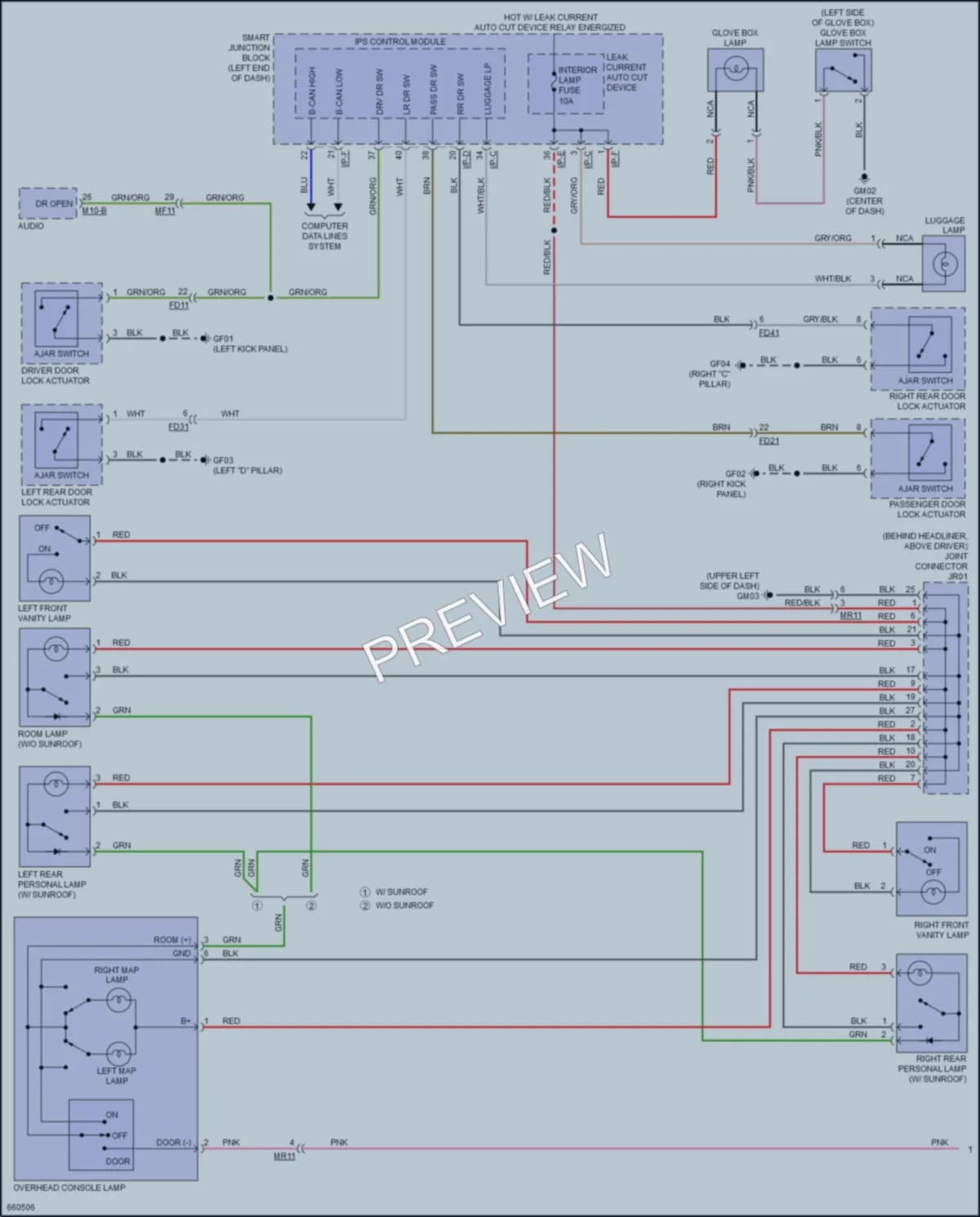 2019 Kia Sportage Interior Lights wiring diagram preview
