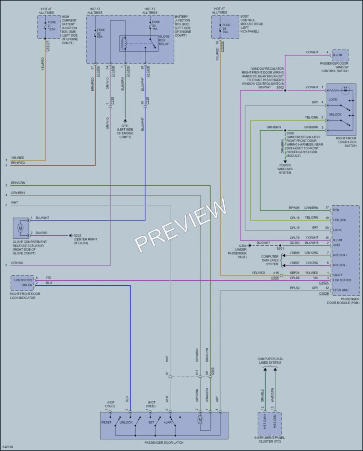 2019 Lincoln Nautilus Anti Theft wiring diagram preview