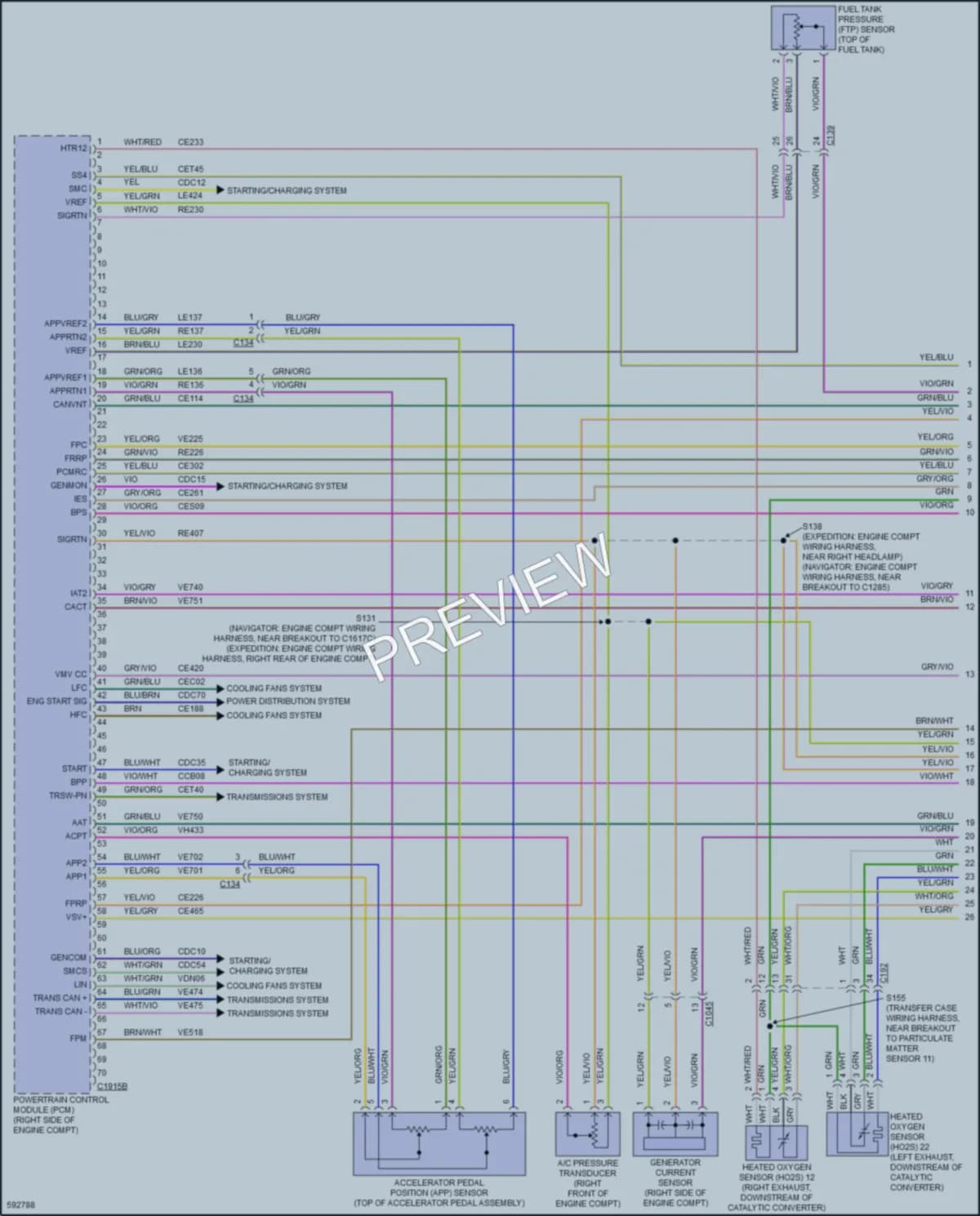 2019 Lincoln Navigator Engine Performance wiring diagram preview