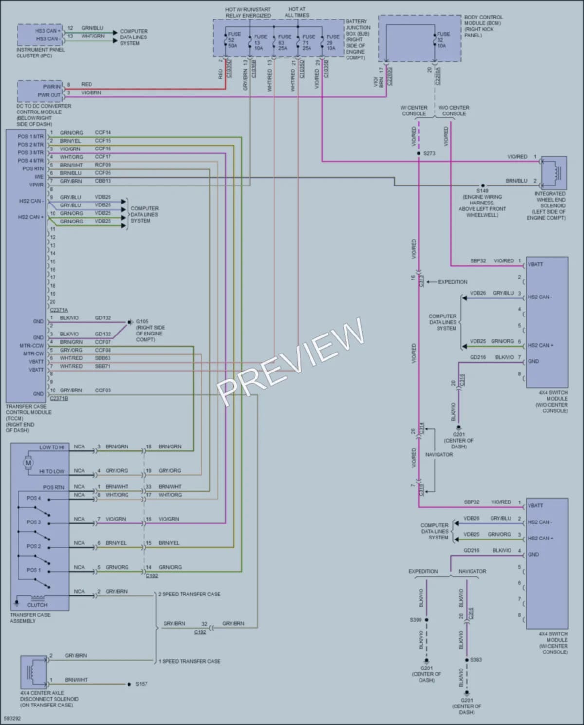 2019 Lincoln NavigatorL Transmission wiring diagram preview