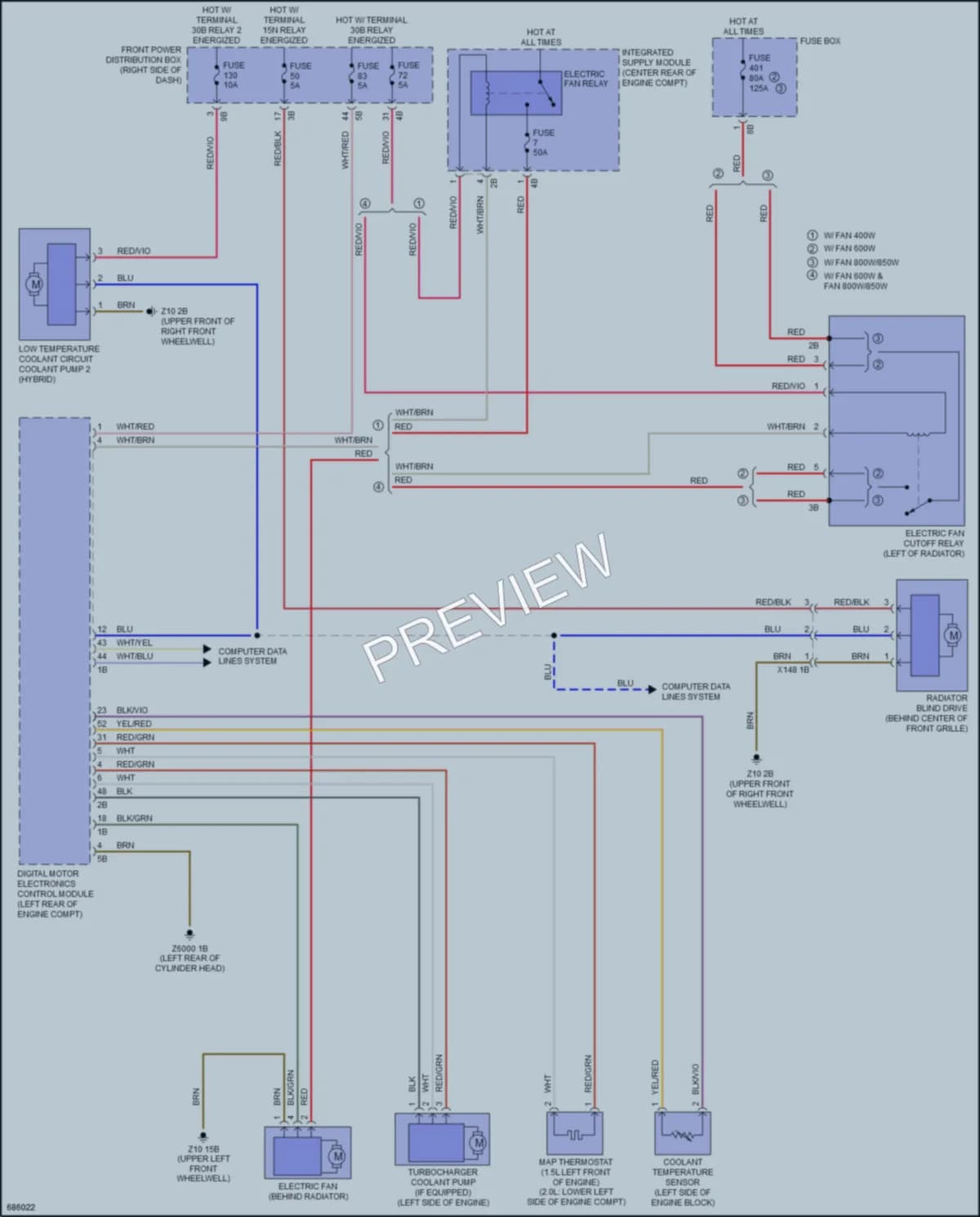 2019 MINI CooperClubman Cooling Fan wiring diagram preview
