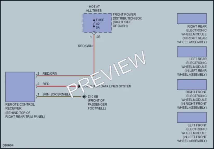 2019 MINI CooperClubman Warning Systems wiring diagram preview