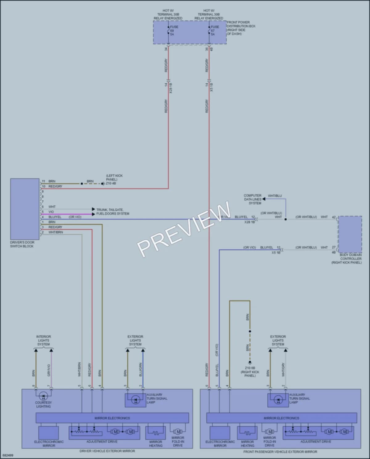 2019 MINI CooperCountryman Memory Systems wiring diagram preview