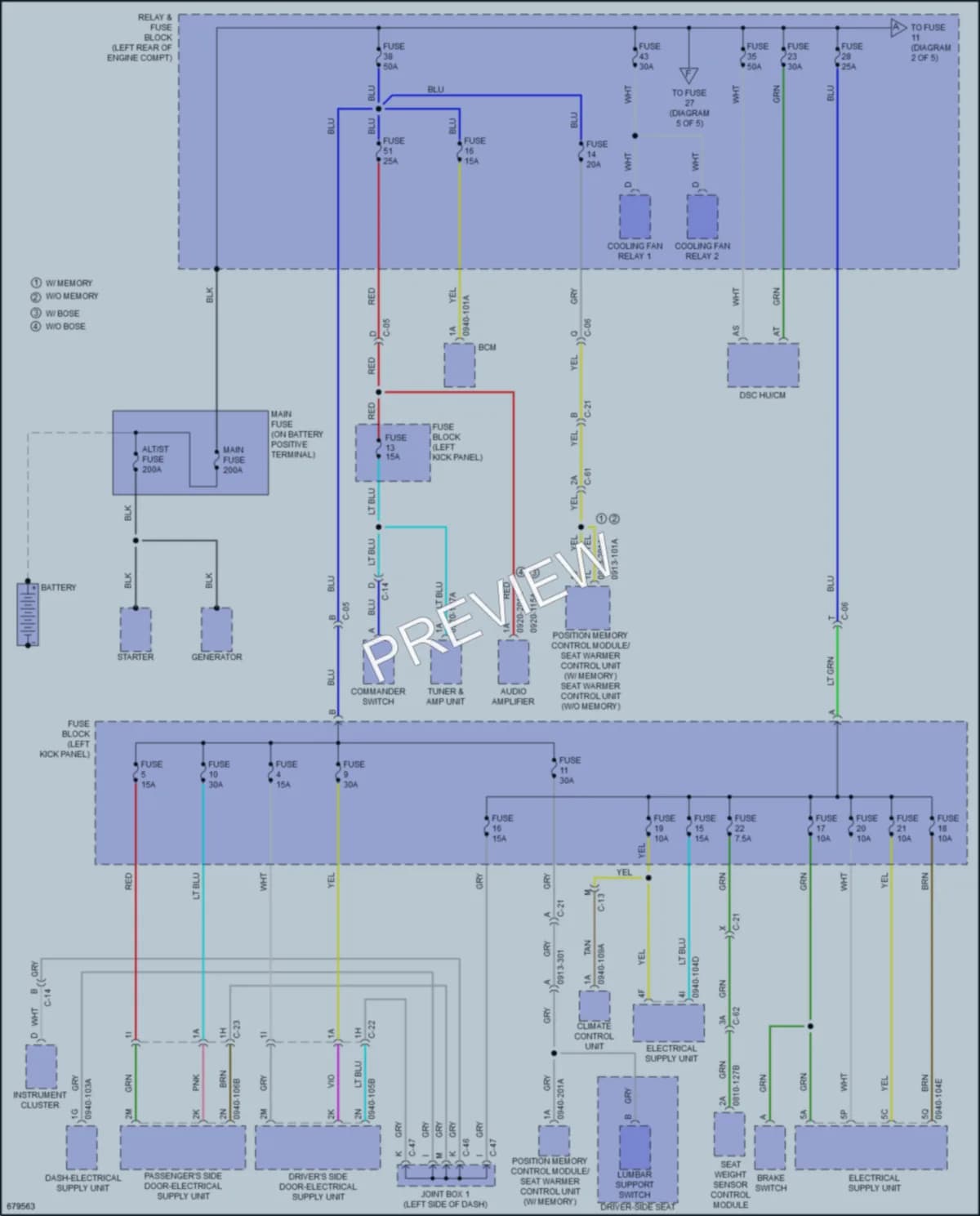 2019 Mazda 3 Power Distribution wiring diagram preview