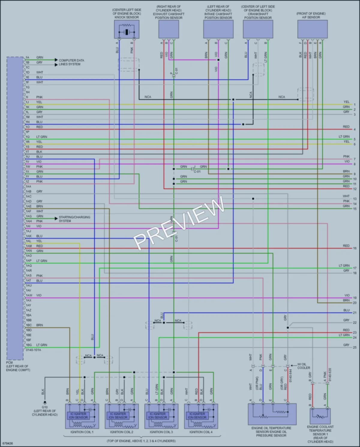 2019 Mazda CX3 Engine Performance wiring diagram preview