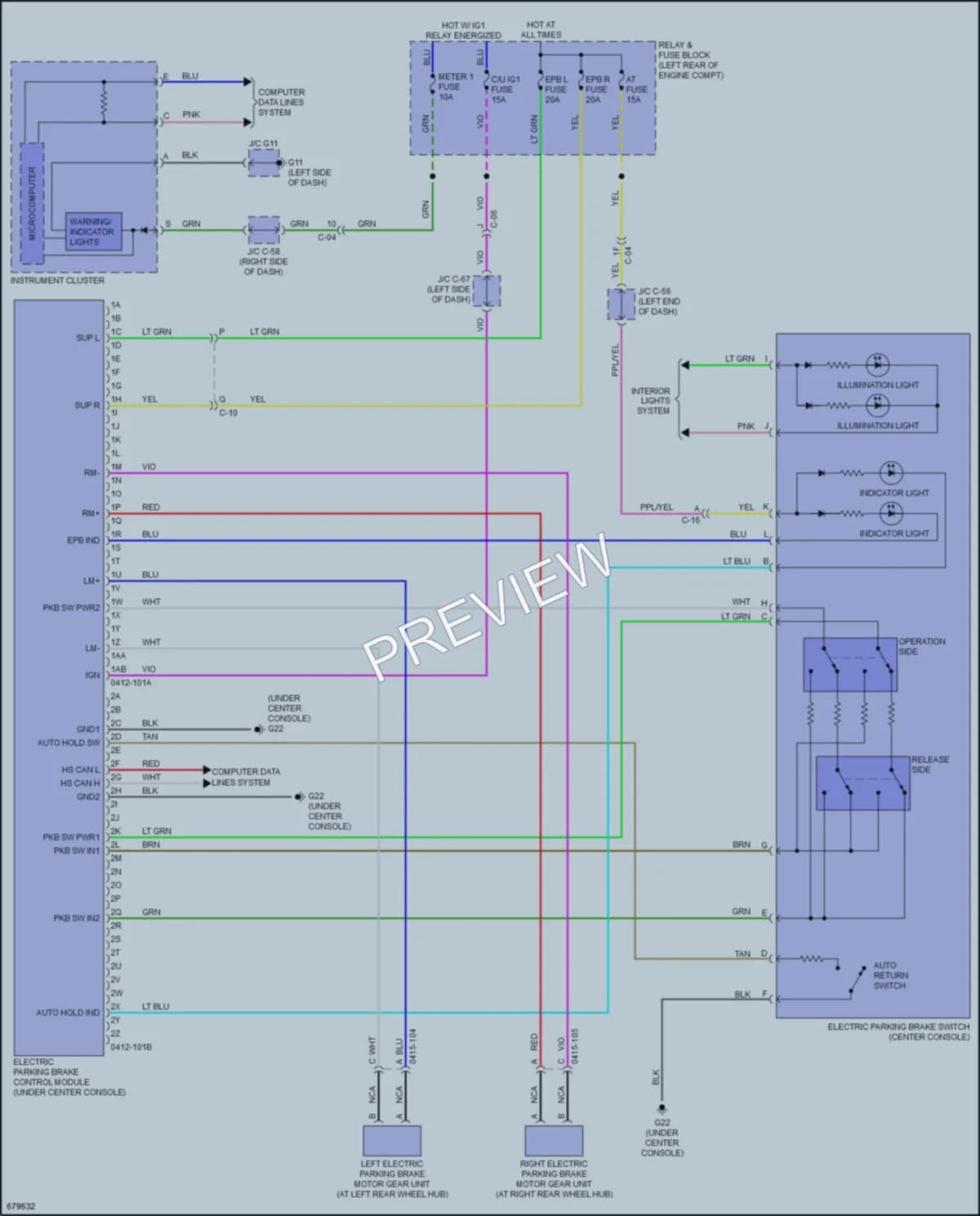 2019 Mazda CX5 Shift Interlock wiring diagram preview