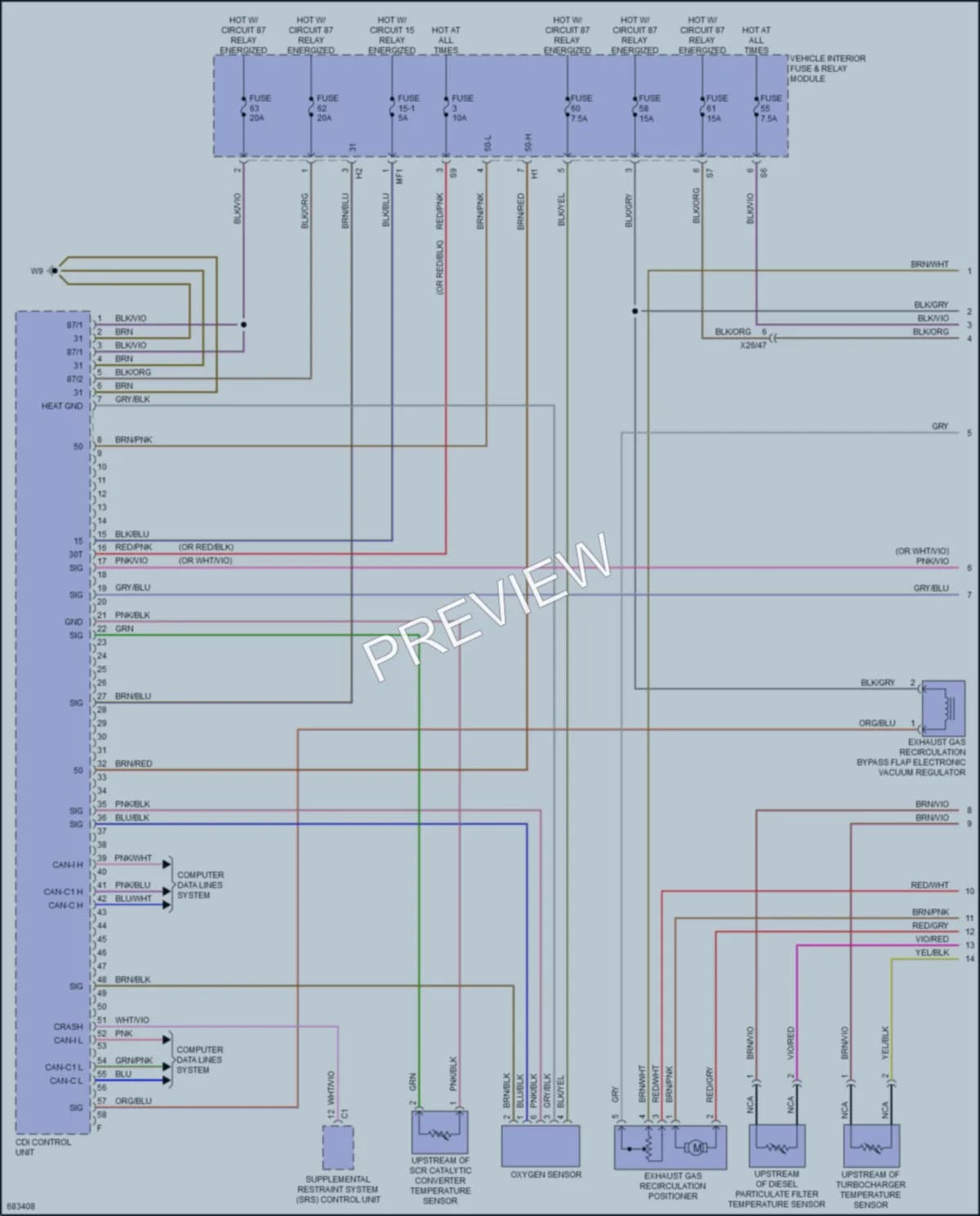 2019 MercedesBenz 3500XDSprinter Engine Performance wiring diagram preview