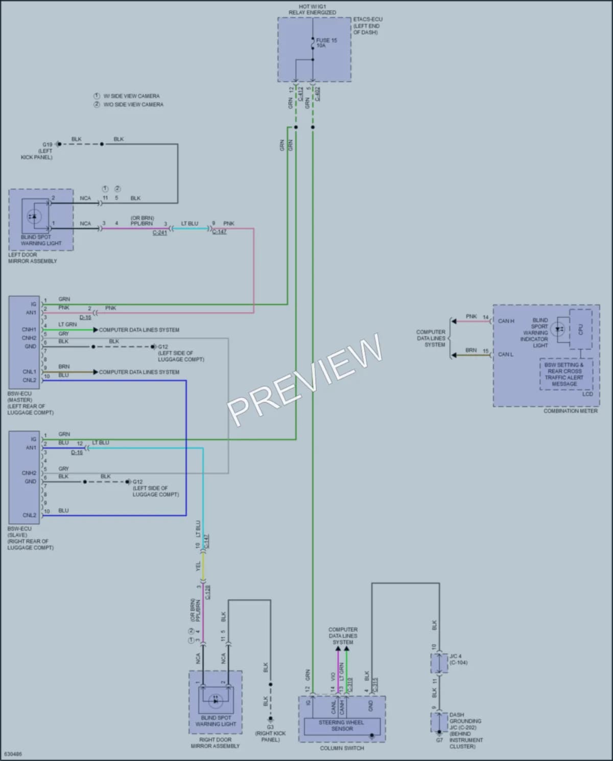 2019 Mitsubishi EclipseCross Navigation wiring diagram preview