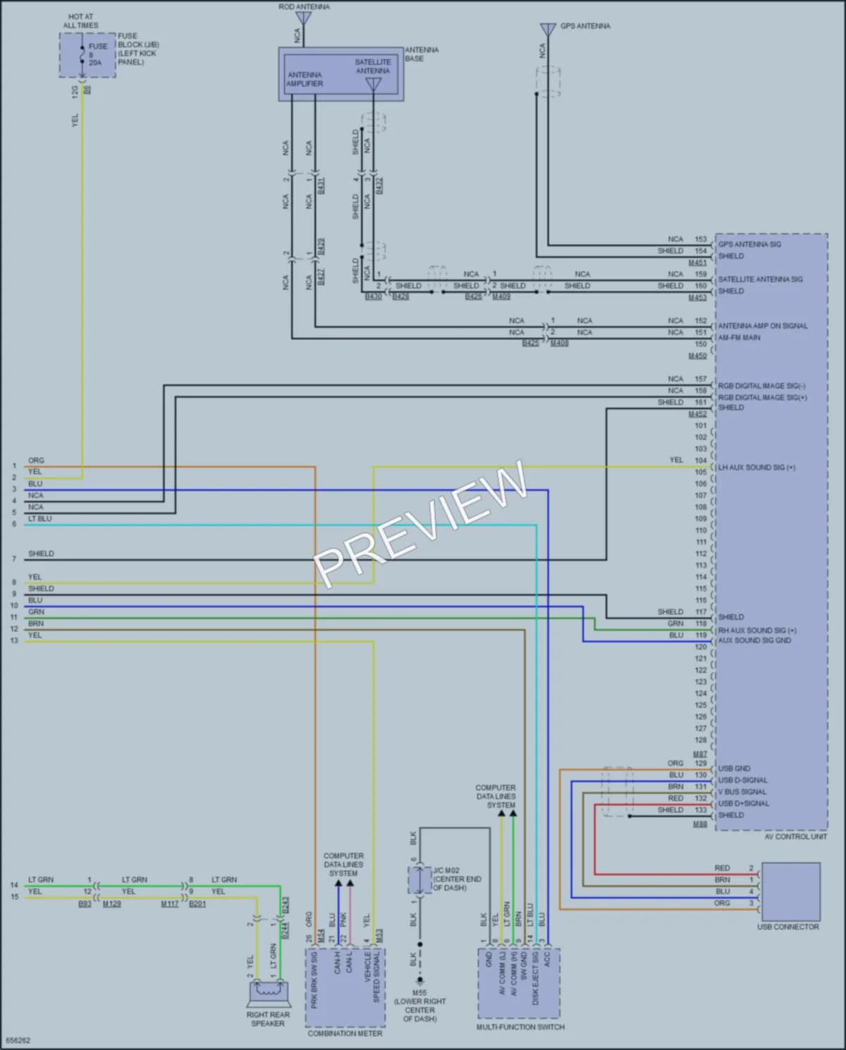 2019 Nissan 370Z Radio wiring diagram preview