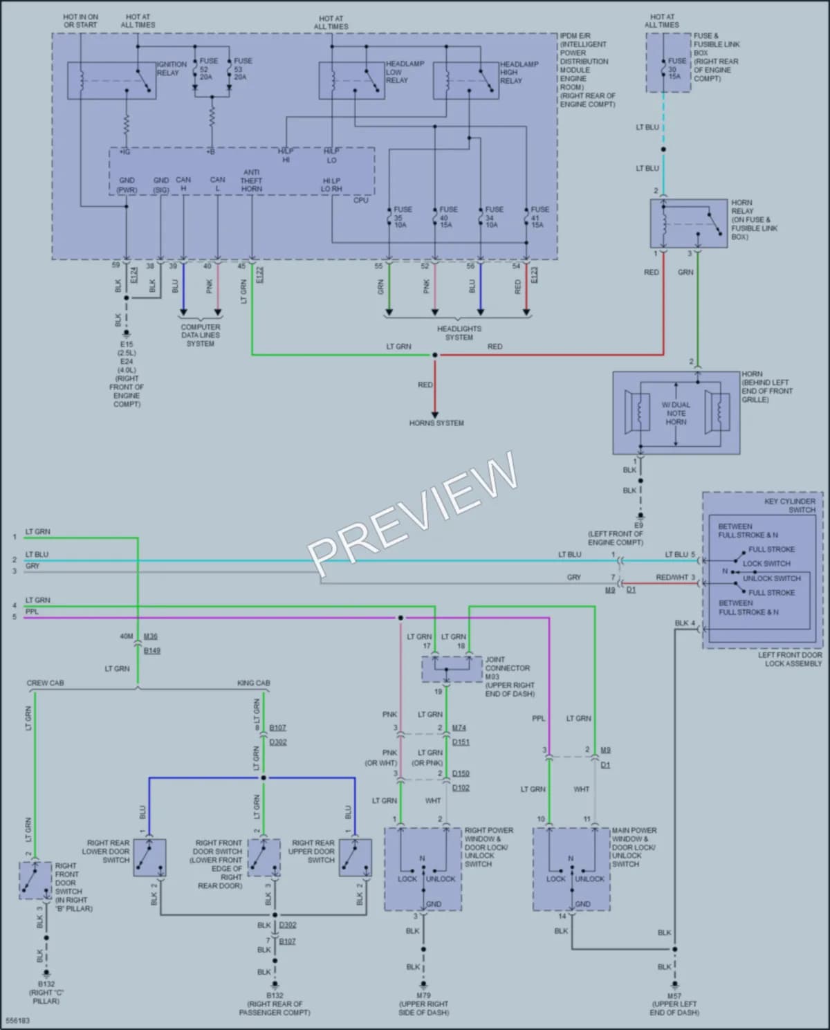 2019 Nissan Frontier Anti Theft wiring diagram preview