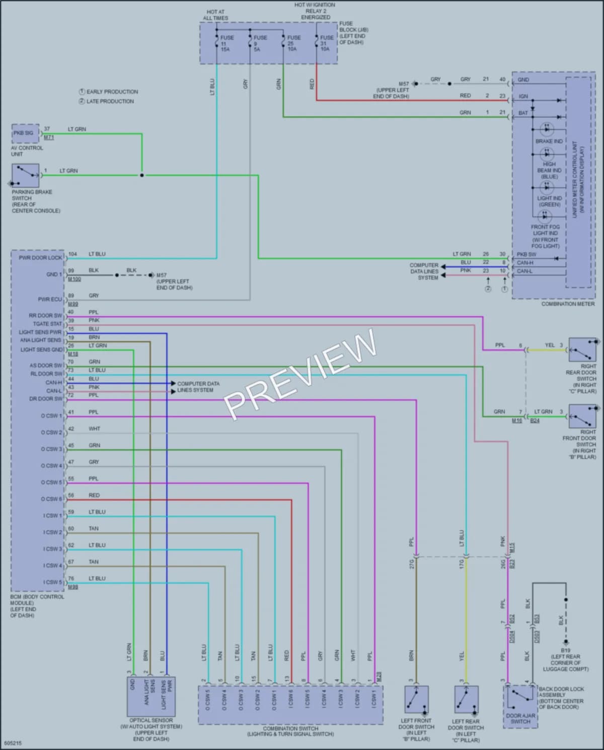 2019 Nissan Kicks Headlights wiring diagram preview