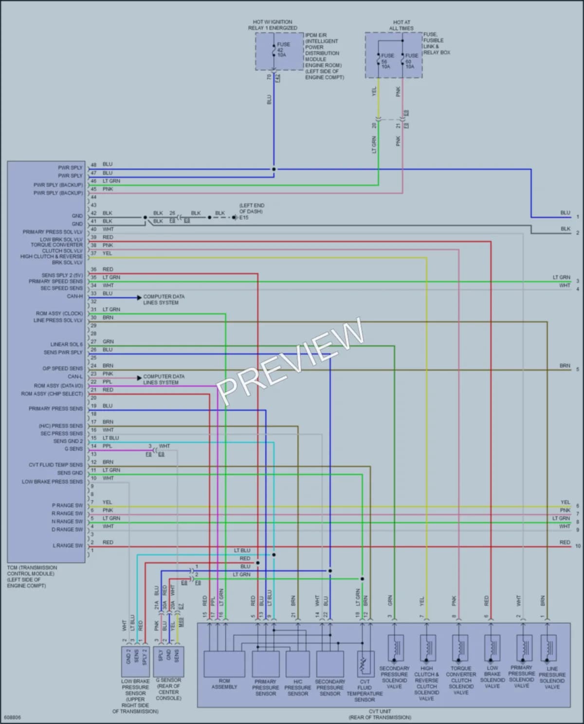 2019 Nissan Kicks Transmission wiring diagram preview