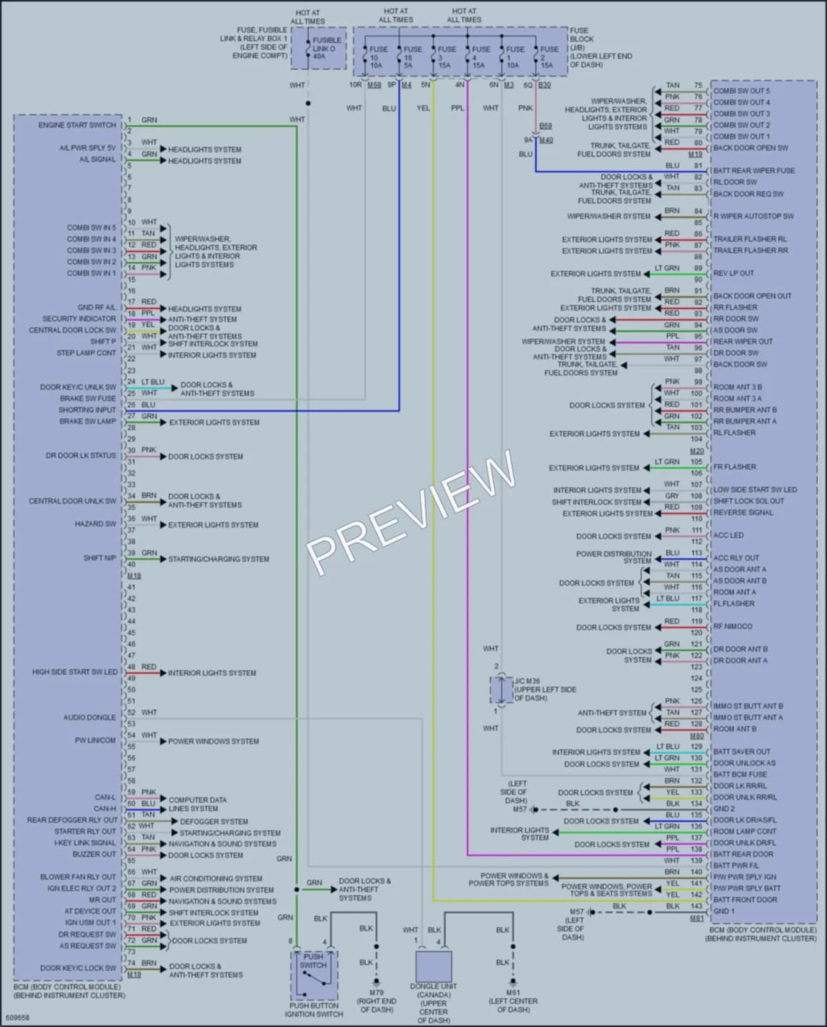 2019 Porsche Pathfinder Body Control Modules wiring diagram preview