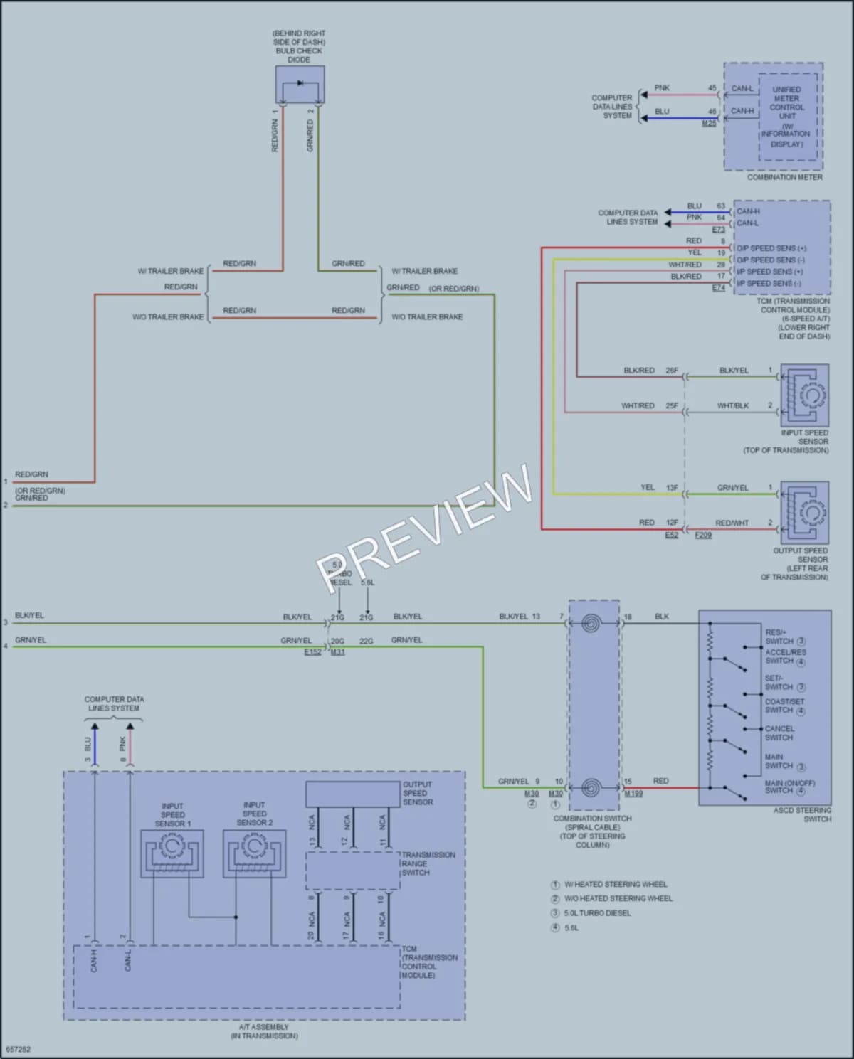 2019 Porsche TitanXD Cruise Control wiring diagram preview