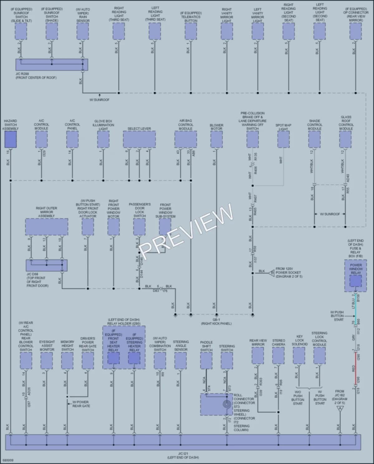 2019 Subaru Ascent Ground Distribution wiring diagram preview