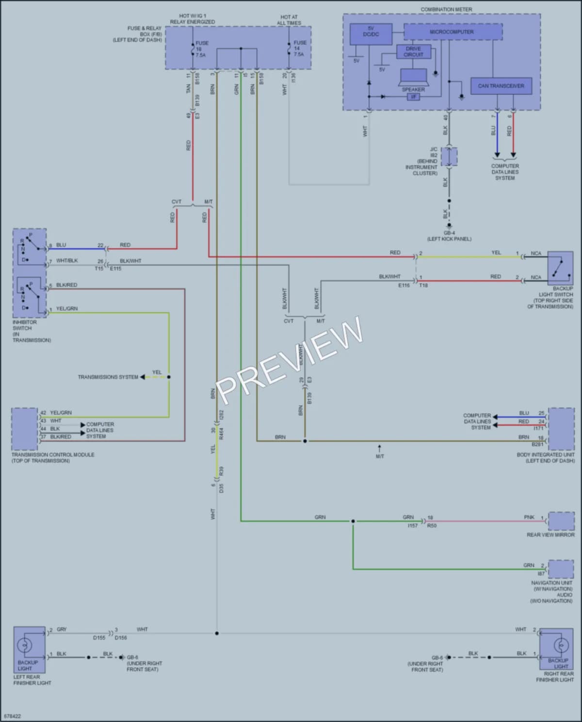 2019 Subaru CrosstrekHybrid Exterior Lights wiring diagram preview