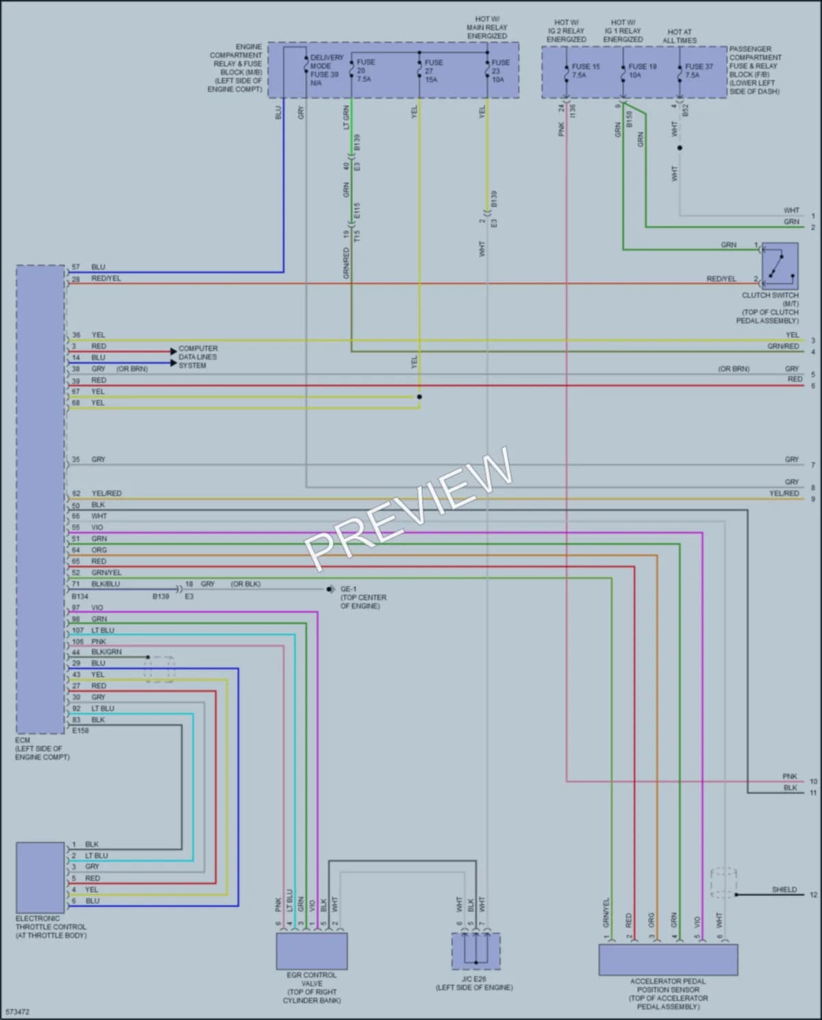 2019 Subaru Impreza Cruise Control wiring diagram preview