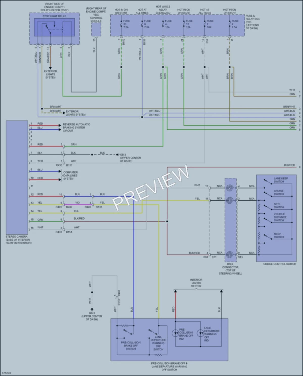 2019 Subaru WRX Navigation wiring diagram preview
