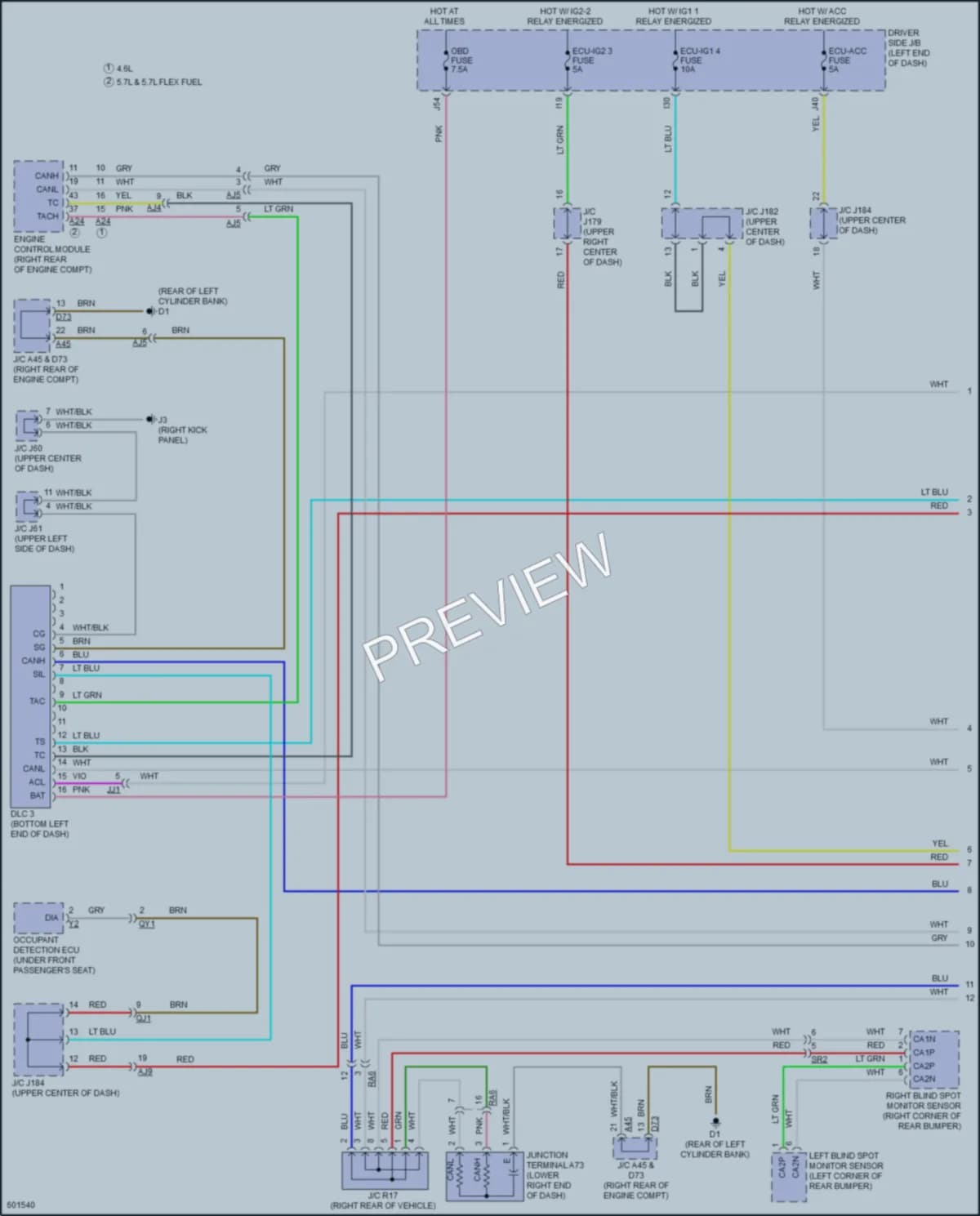 2019 Toyota Tundra Computer Data Lines wiring diagram preview
