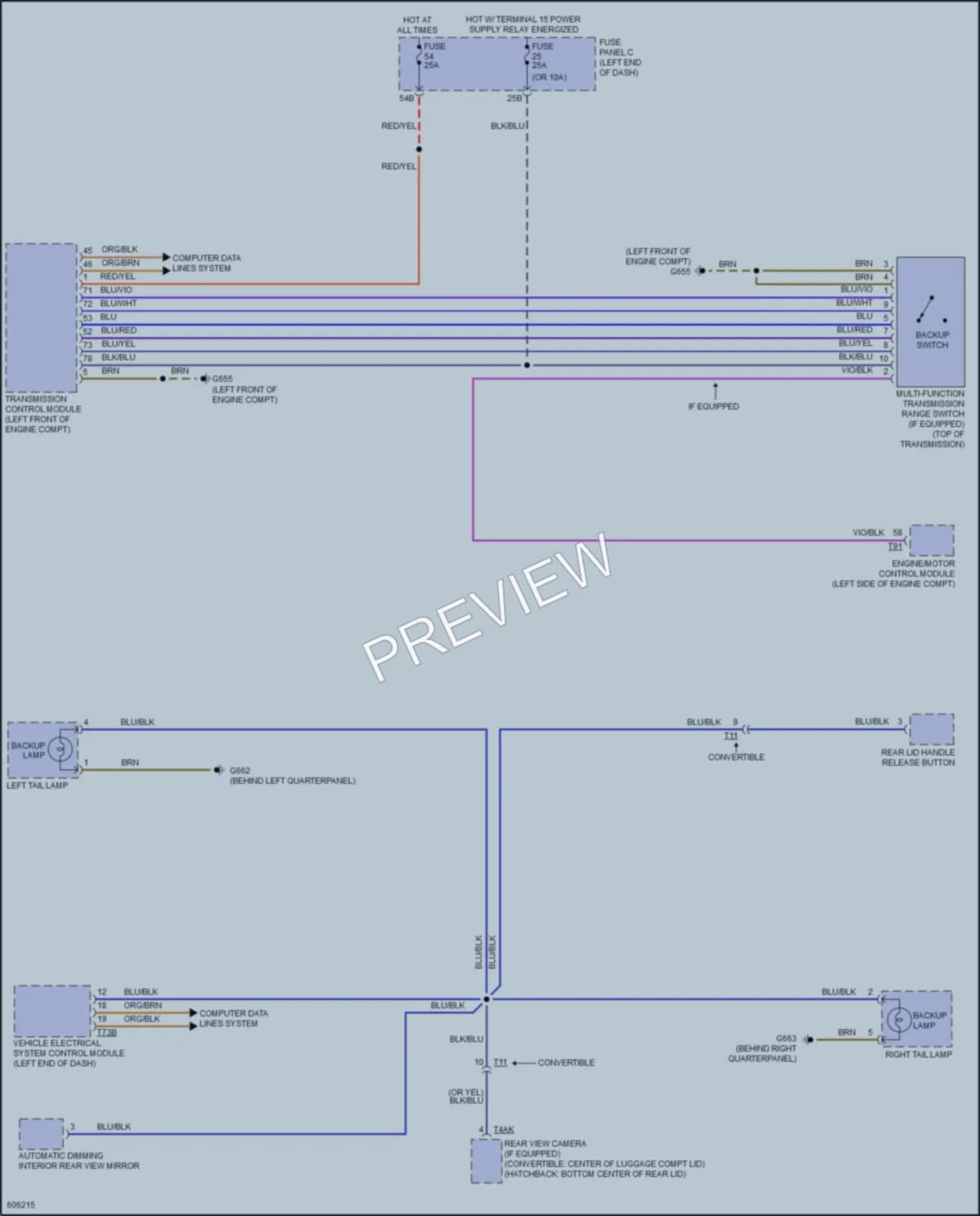 2019 Volkswagen Beetle Exterior Lights wiring diagram preview