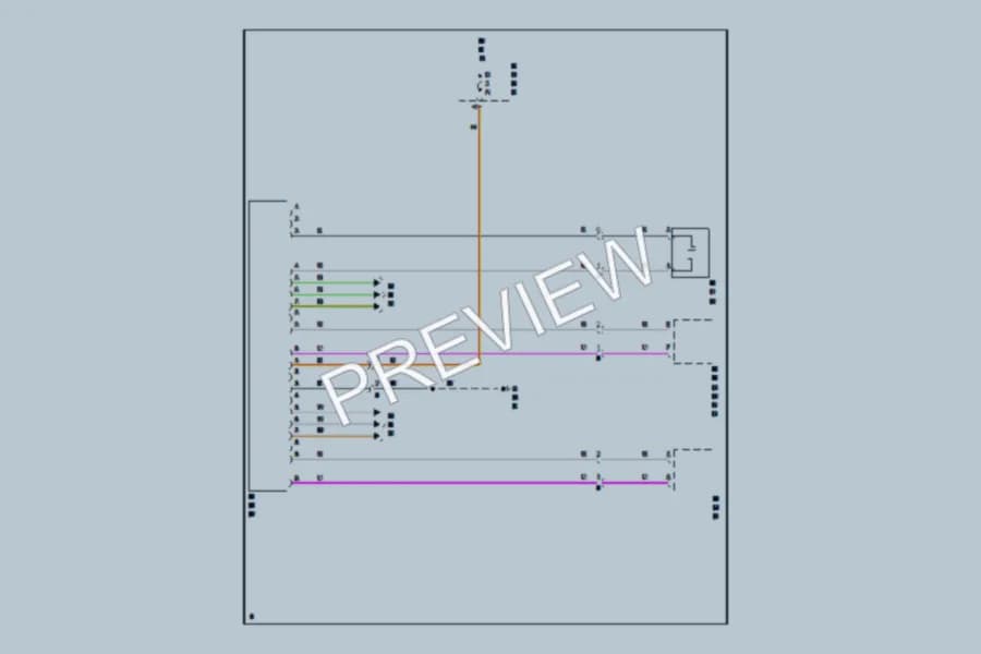 2019 Volvo S90PlugIn Instrument Cluster wiring diagram preview