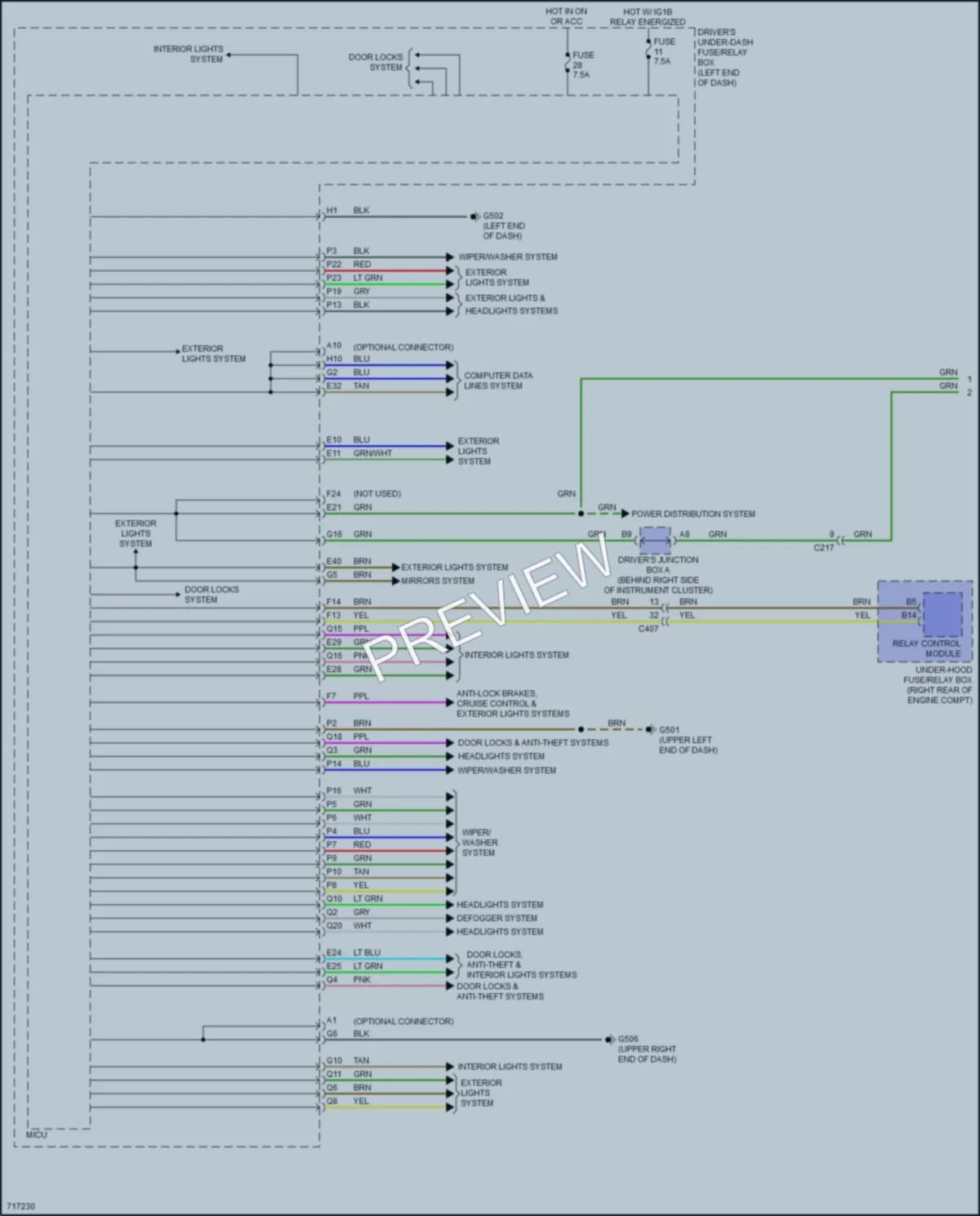 2020 Acura MDX Body Control Modules wiring diagram preview