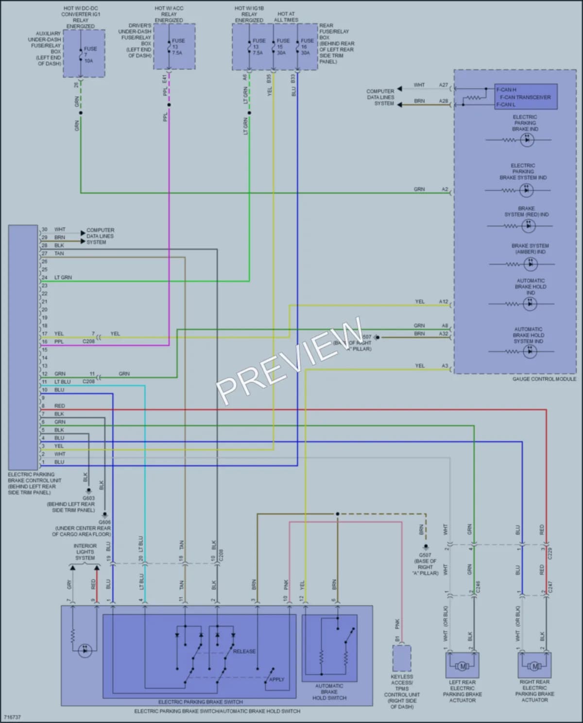 2020 Acura MDXSportHybrid Shift Interlock wiring diagram preview