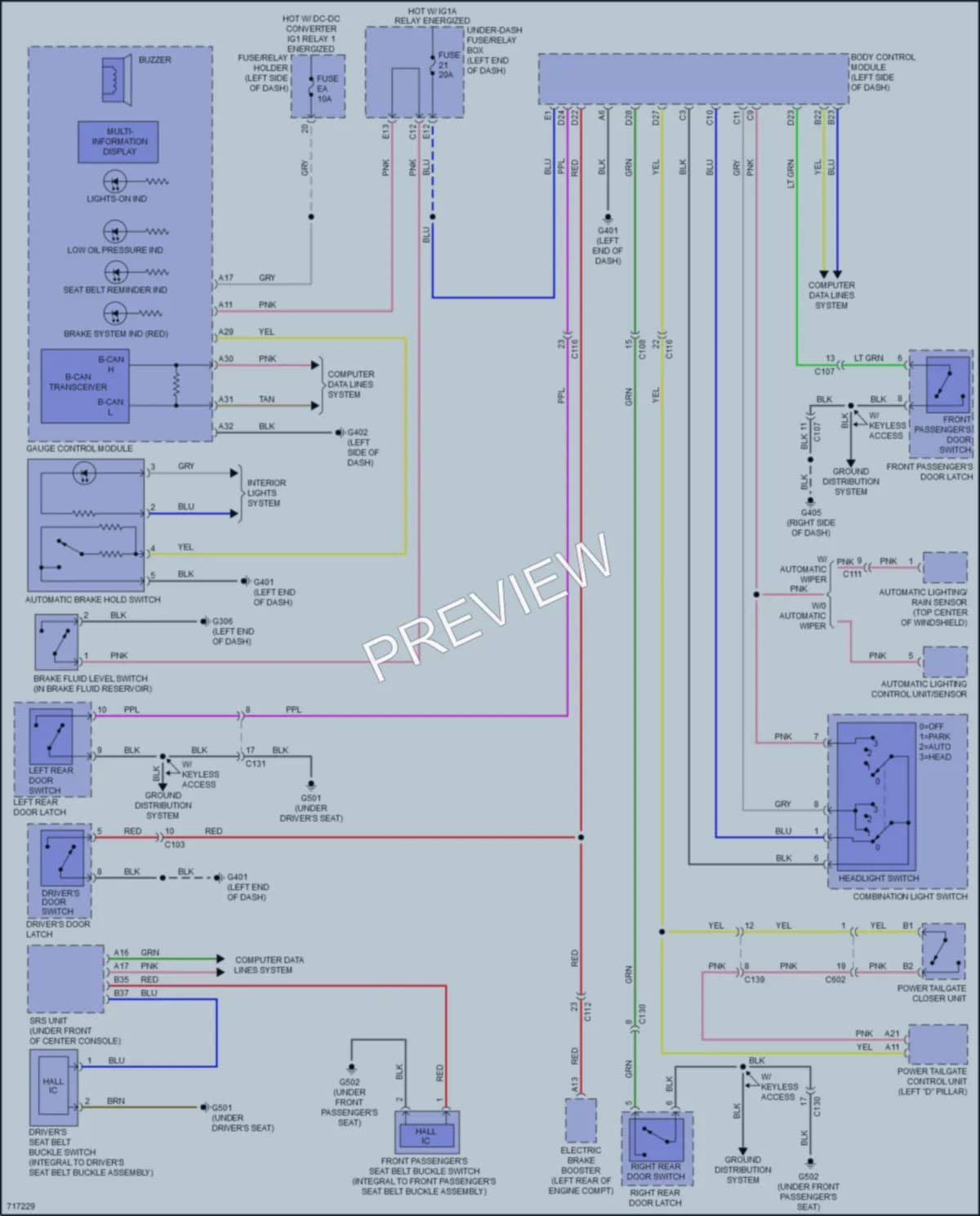 2020 Acura RDX Warning Systems wiring diagram preview