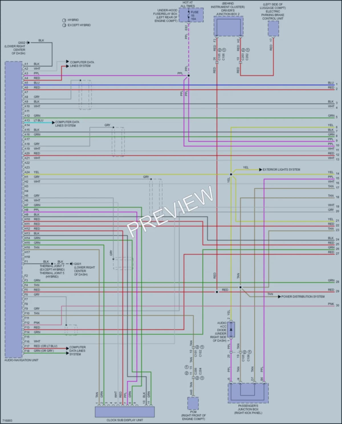 2020 Acura RLXSportHybrid Radio wiring diagram preview