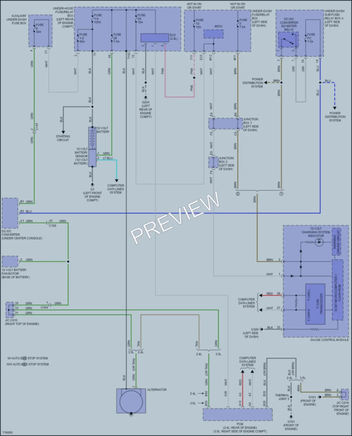 2020 Acura TLX Starting Charging wiring diagram preview