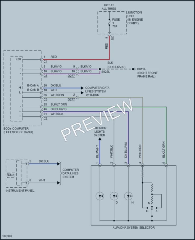 2020 AlfaRomeo 4C Electronic Suspension wiring diagram preview