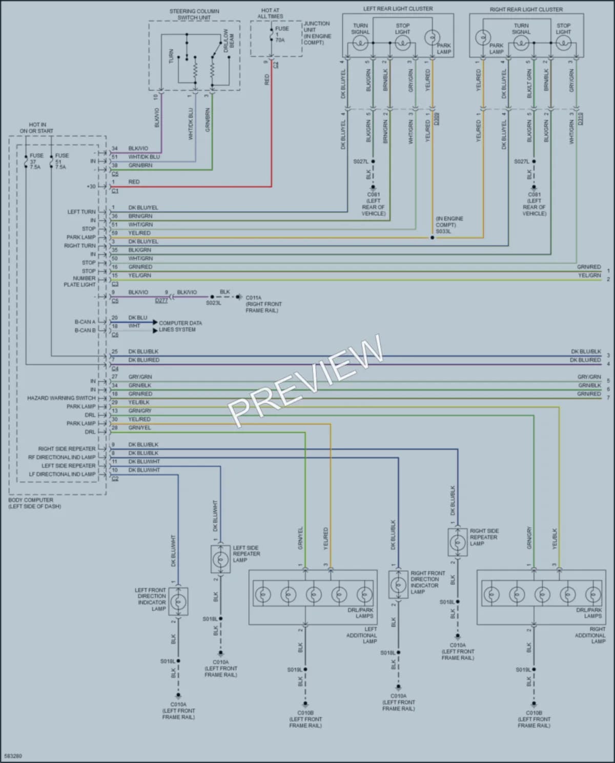 2020 AlfaRomeo 4C Exterior Lights wiring diagram preview