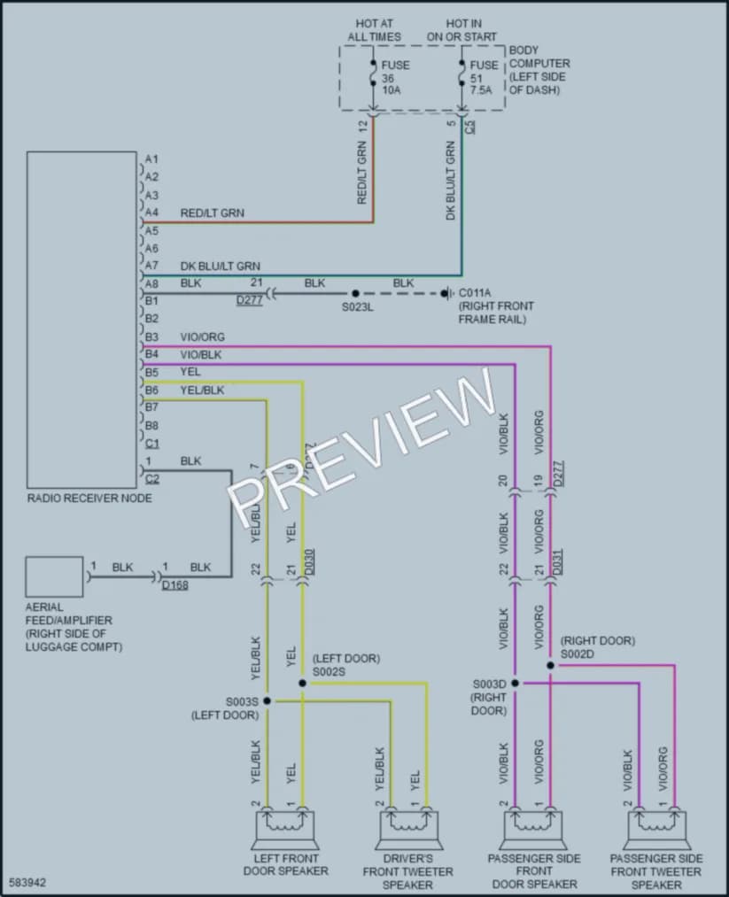 2020 AlfaRomeo 4C Radio wiring diagram preview