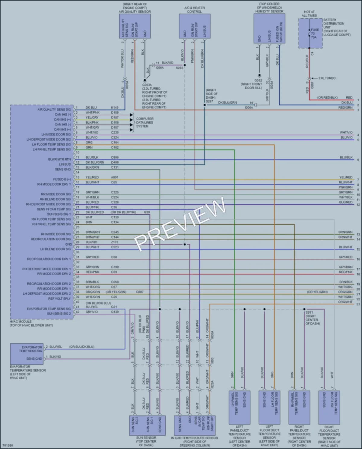 2020 AlfaRomeo Giulia Air Conditioning wiring diagram preview