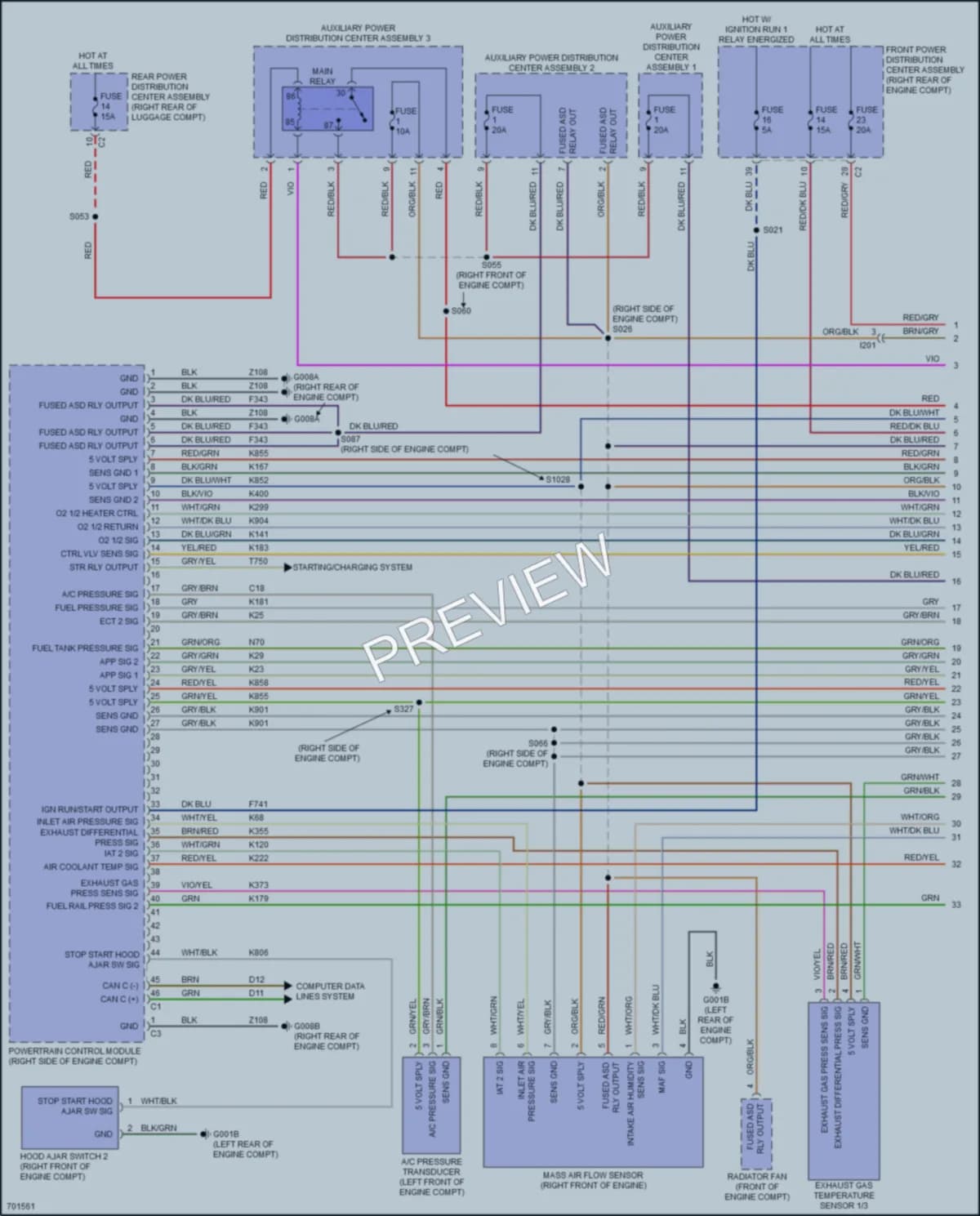 2020 AlfaRomeo Giulia Engine Performance wiring diagram preview