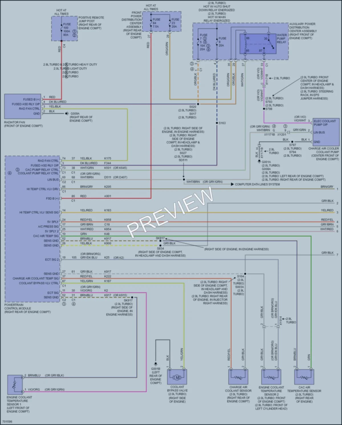 2020 AlfaRomeo Stelvio Cooling Fan wiring diagram preview