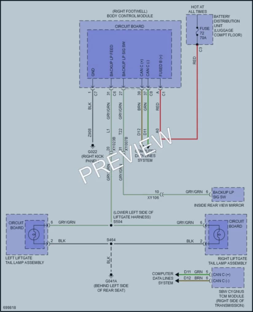 2020 AlfaRomeo Stelvio Exterior Lights wiring diagram preview